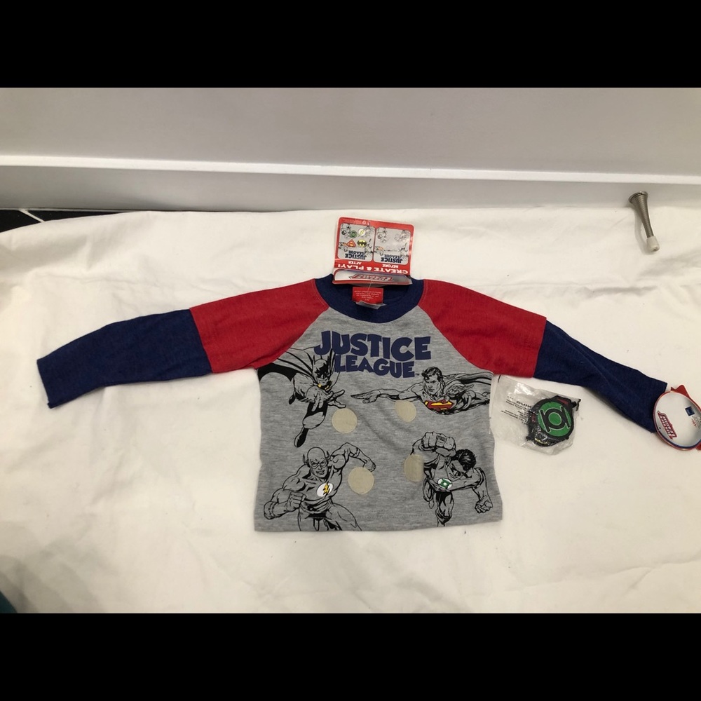 New Justice League Baby Boys Fun T-shirts